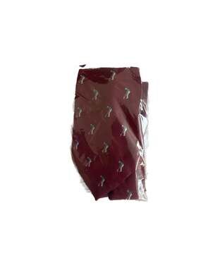 Kings Lynn Men's Burgundy Golf Player Pattern Necktie